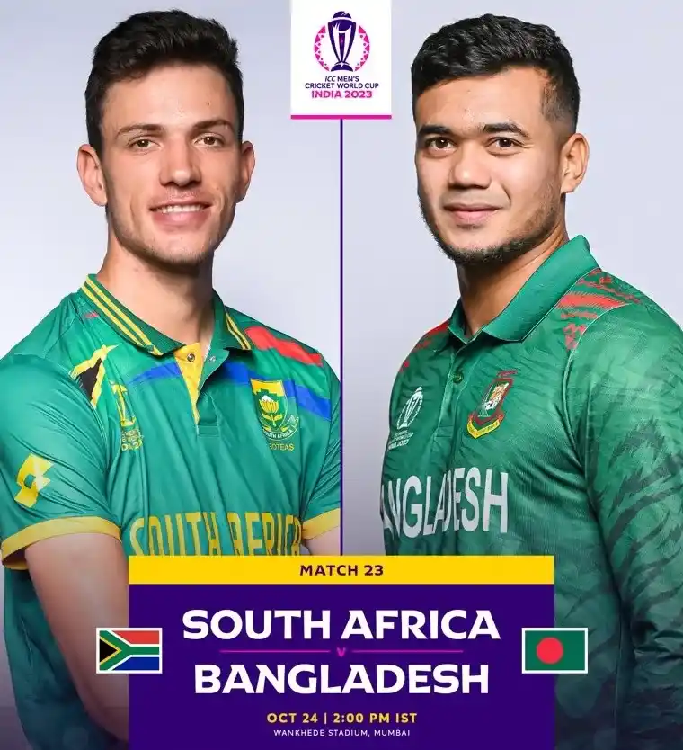 world cup 2023 sa vs ban