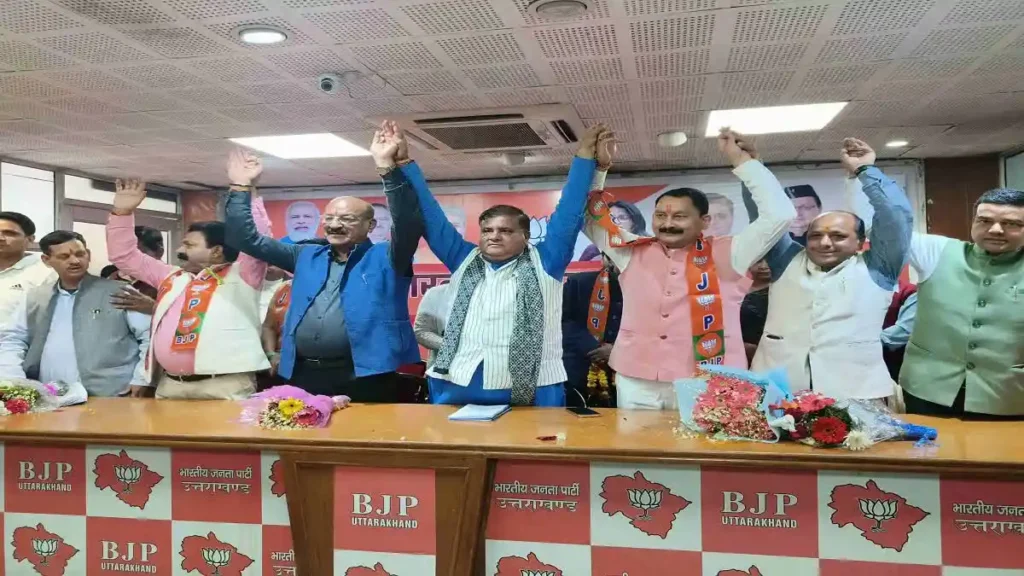 BJP में शामिल हुए पूर्व विधायक विजयपाल सजवाण और मालचंद